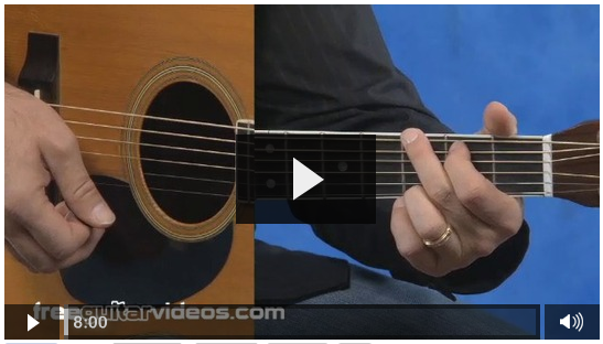 free bluegrass guitar video lesson