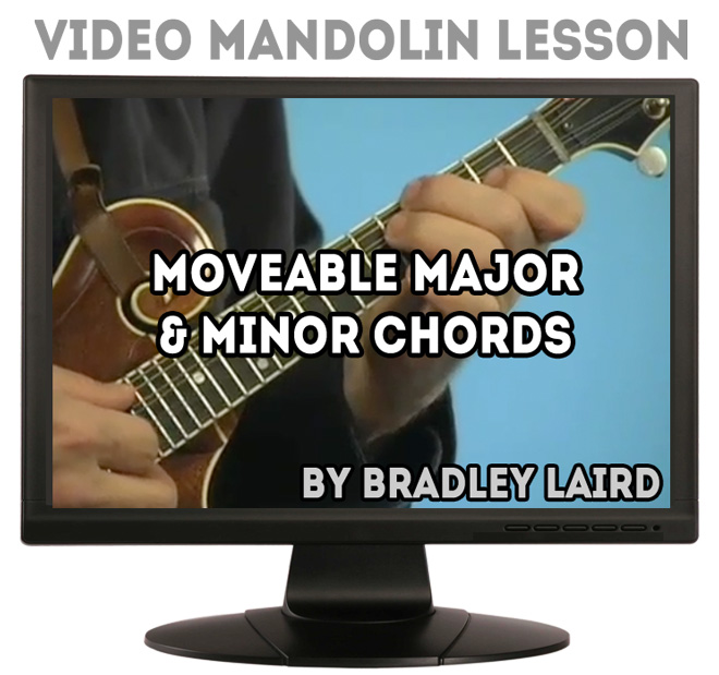 Moveable Major and Minor Chords Mandolin Lesson